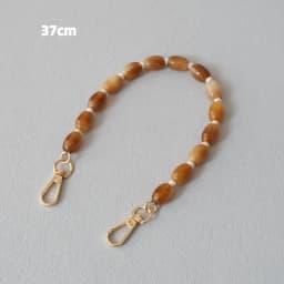 New Fashion Woman Bag Accessory Detachable Solid Beaded Chains Cute Acrylic Luxury Strap Women Bag Brown Shoulder Handle Chain