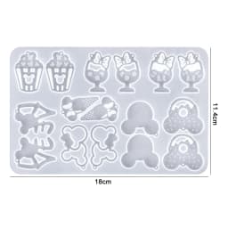 Earring Pendant Silicone Mold Epoxy Resin Mixed Style Jewelry Making Casting Molds DIY Charms Pendant Mould Creative Craft DIY