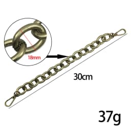 30cm Replacement Metal Chain For Handle Bag Handbag Antique Bronze Silver golden DIY Accessories For Bag Strap Hardware