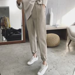 Woolen Pants Women's Harem Pencil Pants 2026 Autumn Winter High Waist Casual Pantalones Beige Black Office Lady Women Trousers
