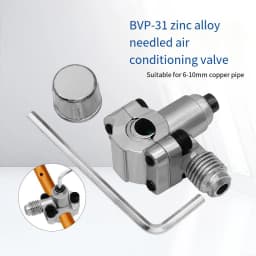 Line Piercing Valve Kit Bpv-31 Maintenance Zinc Alloy Refrigerator Tap Valve Replacement for 6 to 10MM Copper Tubes