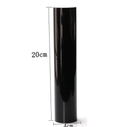 Black Solid Cylinder Acrylic Perspex Display Block Stand Ring Earring Necklace Holder Organizer Jewelry Counter Add Height Riser