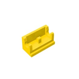 MOC PARTS GDS-829 Hinge Brick 1 x 2 Base compatible with lego 3937 pieces of children's toy Assembles Building Blocks Technical