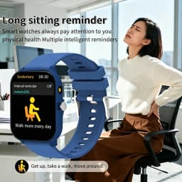 2026 New Smartwatch, 1.83-inch HD Full Touchscreen, Supports Calls/Message Notifications, Multiple Sports Modes, Music Playback