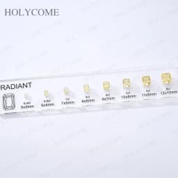 Updated Free Custom LOGO Kit Fancy Shapes CZ Diamond Carat Chart Comparison Set Reference White Pink Yellow Gemstone Selectable