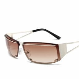 Y2k Retangle Sunglasses Women Men Brand Designer Gradient Goggle Sun Glasses Steampunk Glasses Shades Eyewear Mirror Eyeglasses