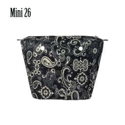 TANQU New Colorful Waterproof Inner Lining Insert Zipper Pocket for Classic Mini Obag Canvas  Inner Pocket for O Bag