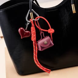 Maillard Braid Rope Pendant Exquisite Leather Mini Bag Pendant Charm Women Luxury Bag Key Chain Mobile Phone Decor