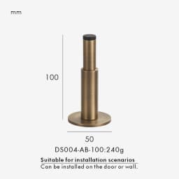 Nurlin Brass Door Plain Stop Bathroom Door Room Stopper Floor Wall Mountnt Bumper Holder Catch Antique Brass Matt Black Nickel