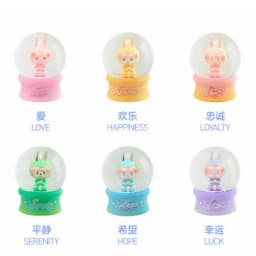 Original Pop Mart The Monsters Labubu V3 Big Into Energy Series Crystal Ball Blind Box Mystery Box Ornaments Girl Birthday Gifts