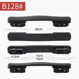 1PC Suitcase Luggage Plastic Spare Strap Flexible Handle Grip Replacement for Travel Replacement Black Luggage Bag Accessories