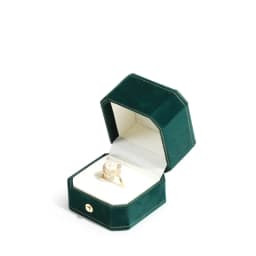 New Octagonal Jewelry Organizer Box for Earrings Ring Pendant Necklace Bracelet Storage Flannelette Vintage Gift Packaging Box