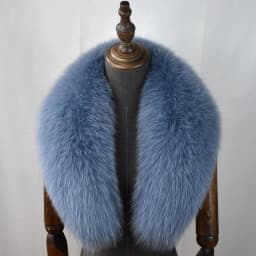 100% Natural Real Fox Fur Collar For Women And Men's Coat Jacket Fur Collar Extra Large Size Neck Warmer Fur Scarf Shawls