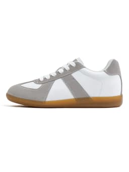 MADEN Men's 38- GATS White Hidden Elevator Height Increasing Trendy Low Top Sneakers Unisex Versatile Casual Shoes Autumn