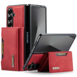 DG.MING Leather Wallet Phone Case for Samsung Galaxy Z Fold 8 Ultra 7 6 5 4 3 fold7 fold6 fold5 Cards Holder Funda Cover Hoseje