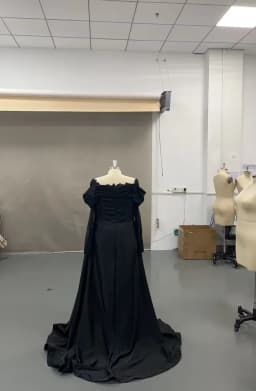 Eightale Arabic Wedding Dresses Customized Off the Shoulder Black Lace Long Sleeves Satin Bridal Gowns Vestidos De Novia