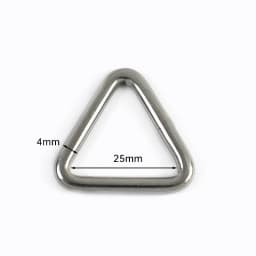 10Pcs 3-5x15-50mm 304 Stainless Steel Triangle Ring Buckle for Dog Harness Leash Webbing Bag Strap Junction Connector Hardware