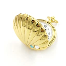 Pocket Watch,Large New Shell Pocket Watch,Flip Retro Linked List,Fashion Accessory,For Men And Women