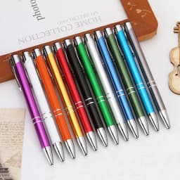 100 50 20 Pcs Custom Ballpoint Pen Metal Pen Support Custom Logo Advertising Wholesale Personalized Pen Advertising Gift