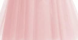Women High Waist Long Solid Color Tulle Tutu Skirt, 4 Layers Mesh + 1 Layer Lining, Suitable for Cosplay, Stage Performance