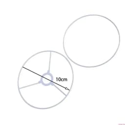 Professional Round Metal Drum Lamp Shade Rings Support Fitting DIY Ceiling Light Frame Fix Rings Round Metal Rings Hardware