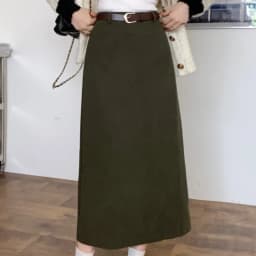 Matakawa Corduroy Long Skirts Autumn Winter Solid A-line Vintage Faldas Mujer Korean Fashion High Waist Simple Women Skirt