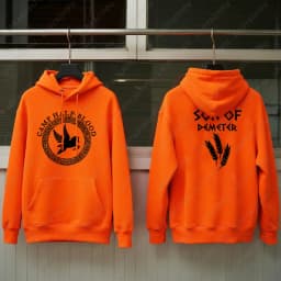 Camp Half Blood Hoodie Fall Winter Essential Half Camp Game Men Women Orange Pullovers Poseidon of Son Halloween Sweatshirt Tops