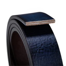New Blue Color Cowskin Genuine Leather Automatic Buckle Belts for Men Casual Cowboy Belt without buckle Replacement belts