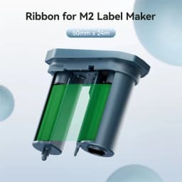 NIIMBOT M2 M3 Carbon Ribbon Laser Silver Matte Silver Thermal Transfer Sticker Outdoor Waterproof Network Organizer Tag