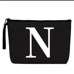Cosmetic Bag Letter Pattern MakeUp Bag Toiletries Organizer Wash Storage Pouch Wedding Party Bride Gifts Makeup case Organizer