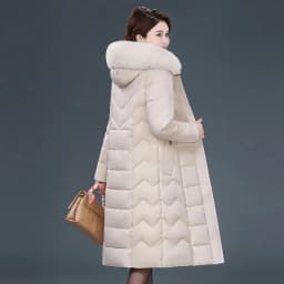 Middle Aged Mother Down Cotton Jacket 6XL Winter Oversized Thick Hooded Coat Windproof Rainproof Female Warm Long Parka Overcoat