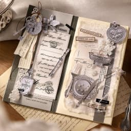 Journal GO 30pcs Silver Old Dreams Stickers Vintage Bottles Scrapbook Materials Collage Junk Journal Planner diy Retro Decals