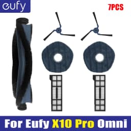 For Eufy X10 Pro Omni Replacement Parts Accessories Roller Side Brush Filter Mop Cloth Rags Pads Dust Bag Vacuum Cleaner Part