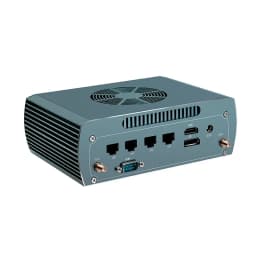 Topton Metal AMD Firewall Mini PC Ryzen 5 8645HS 7640HS 7535U 4x 2.5G LAN 2xNVMe DB9 COM Industrial NAS Computer PfSense Proxmox