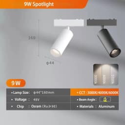 Ultra Slim Magnetic Track Light 6mm Surface Mounted Ceiling Rail Home Flood Grille Spot DC48V Modern LED Lamp Black White