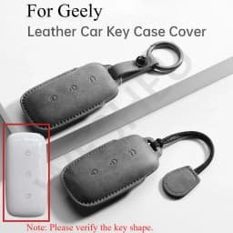 For Geely EX5 E5 Starray EM-i Galaxy L6 / L7 EX5 EM‑i Galaxy M9 Proton EMas 7 PHEV 2025 2026 Leather Car Key Case Cover Shell