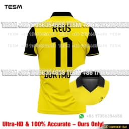 Men Red Retro Polo Collar Soccer Jersey 3D Print Short Sleeve T-shirt Breathable Football Training Tops Unisex Sports Streetw
