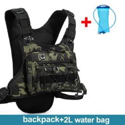 Running Chest Pack Hydration Vest For Cycling Hiking Bicycle Race Marathon Bag Men Women Sports Tactical Pouch Camping Backpack
