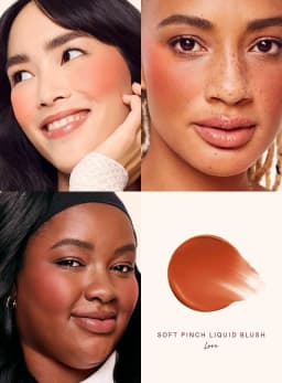 Rare Beauty Soft Pinch Liquid Blush Airy Lightweight Buildable Color Matte Dewy Finish Second Skin Soft Focus All Day Makeup