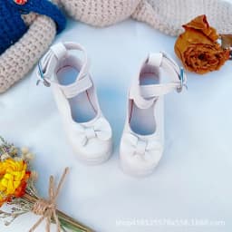 60CM BJD Doll Shoes PU Leather Singles 1/3 BJD Leather Single Shoes Leather Sandles Doll Accessories for 60cm Doll