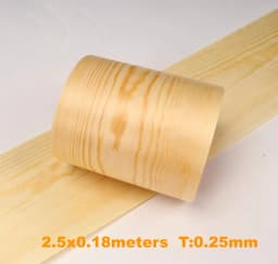 0.2-0.25mm Natural Thin Wood Veneer Roll White Oak Black Walnut Ebony Furniture Decorative Surface Board Panel Veener