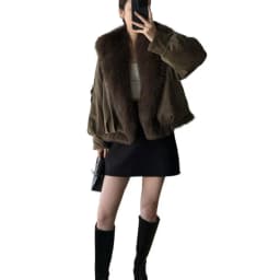 2026 Winter New Solid Color Fur Collar Splicing Versatile Short Jacket Women's Long-sleeved Parker Thickened Down Cotton Jacket