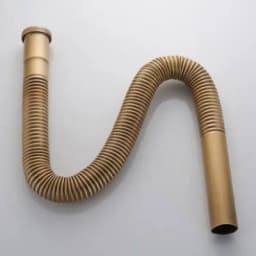 Brass Hose Siphon Flexible Sink Drain Bathroom Kitchen Basin Water Tube Pipe DN30 Sink Waste Set Bathtub Accessories