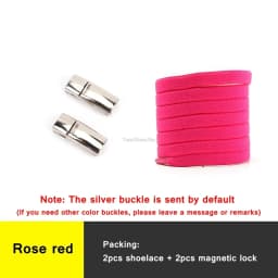 New Magnetic Lock No Tie Shoe Laces Elastic ShoelacesFor Sneake Without Ties Shoelace on Magnets Kids Adult Boots Sneakers Laces