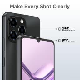 DOOGEE Note58 Pro Smartphone 32GB 256GB 6.75" HD+ 90Hz 6250mAh Large Battery 16MP Camera Fingerprin Android16 NFC Cellphone
