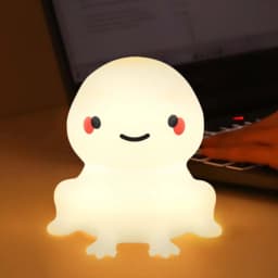 Cute Panda Capybara Silicone Night Light Rechargeable Adjustable Brightness with Timer Sleep Nightlights for Kids Room