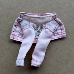Monster Doll Coat Tshirt Skirt Clothes 1 /6 Slim Dressing Parts Decors Compatible with Monster Bratss Slim Doll Body