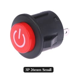 High Quality One Button Start Switch For Children Electric Car 3-pin Power Switch For Baby Battery Car Power Switch Button Parts
