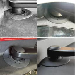 157F 15/10mm Hole Silicone Windshield Wiper Arm Bottom Hole Cover Pad Car Accessories