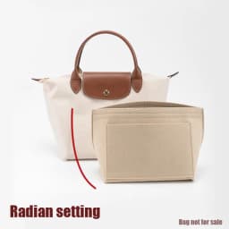 Felt Bag Insert for Longchamp S bag Orderly Storage Organizer Bag Inner Storage Bag Three-dimensional Support Bag Accessories